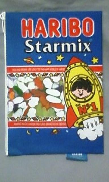 ☆HARIBO☆グミ柄ポーチ(青)&ベアグミ歯ブラシ☆2点セット☆ハリボー☆A☆ < 女性ファッション  ☆HARIBO☆グミ柄ポーチ(青)&ベアグミ歯ブラシ☆2点セット☆ハリボー☆A☆ < 女性ファッションの