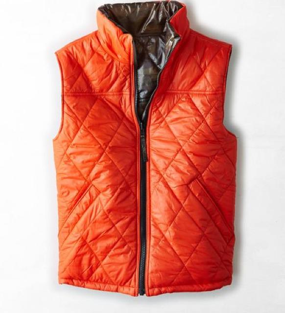 【American Eagle】Vintage AEOリバーシブルキルトパファーベスト L/迷彩柄 < ブランド 【American Eagle】Vintage AEOリバーシブルキルトパファーベスト L/迷彩柄 < ブランドの