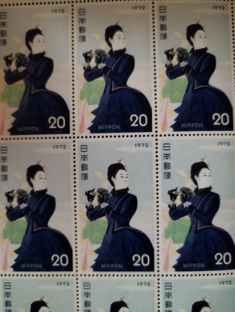 1972年 切手趣味週間 中村岳陵 気球揚る 希少 記念切手 20×20 シート 未使用 < ホビー  1972年 切手趣味週間 中村岳陵 気球揚る 希少 記念切手 20×20 シート 未使用 < ホビーの