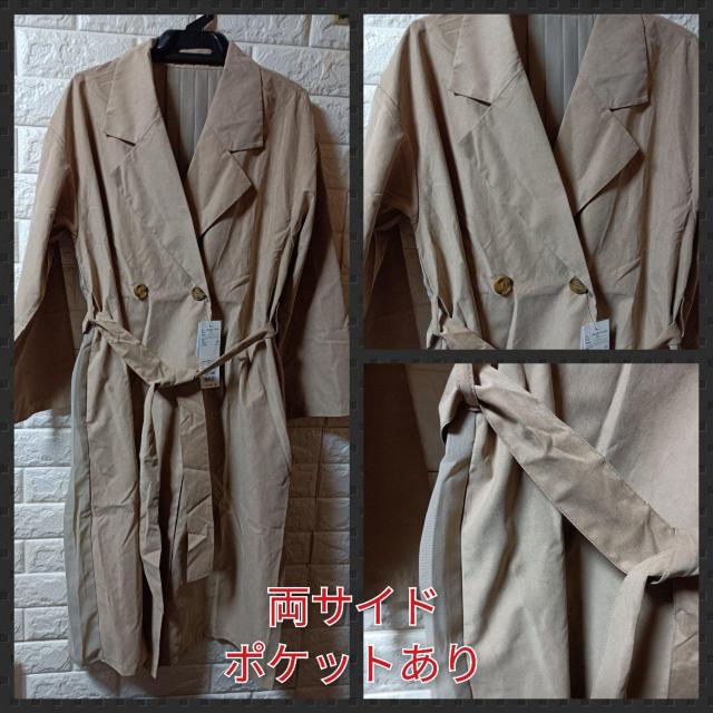 Melan Cleuge★新品★バックプリーツWトレンチコート < 女性ファッション  Melan Cleuge★新品★バックプリーツWトレンチコート < 女性ファッションの