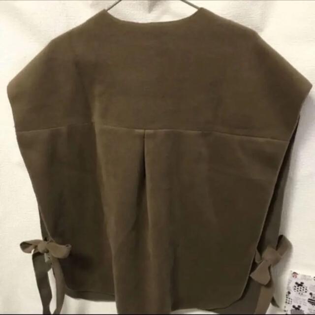 Chillfar ベスト レディース ポンチョ風 サイドリボン チルファー < 女性ファッション  Chillfar ベスト レディース ポンチョ風 サイドリボン チルファー < 女性ファッションの