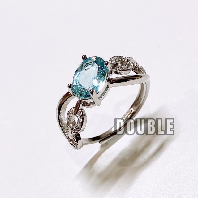高品質 1ct 宝石 ブルートパーズ リング < 女性アクセサリー/時計  高品質 1ct 宝石 ブルートパーズ リング  < 女性アクセサリー/時計の