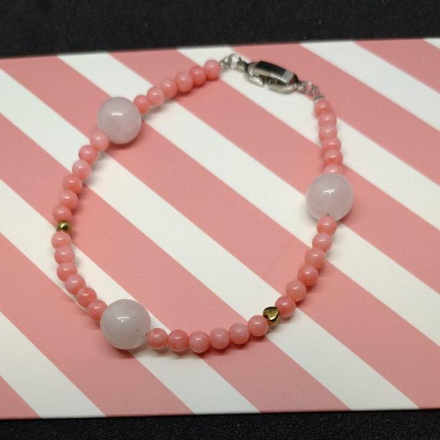 恋愛運ローズクォーツ&ピンクサンゴ(17~18a) < 女性アクセサリー/時計 恋愛運ローズクォーツ&ピンクサンゴ(17~18a) < 女性アクセサリー/時計の