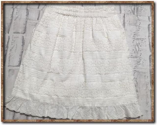 ナイスクラップ ペチコート付きレーススカート 白 < ブランド ナイスクラップ ペチコート付きレーススカート 白 < ブランドの