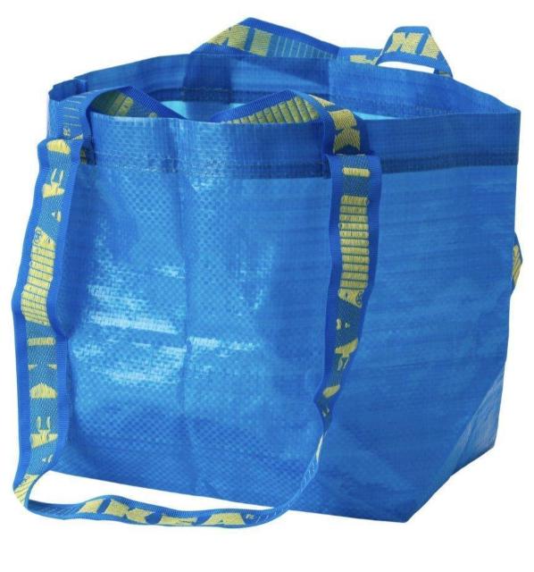 IKEA ブラッドビーSサイズブルーバッグ < 女性ファッション IKEA ブラッドビーSサイズブルーバッグ < 女性ファッションの