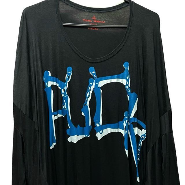 ヴィヴィアンウエストウッド FUCK プリント 変形 ワンピース < 女性ファッション ヴィヴィアンウエストウッド FUCK プリント 変形 ワンピース < 女性ファッションの