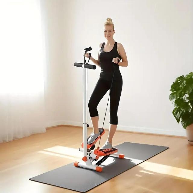 お試し価格5490円★【手すり付き】静音ステッパー:脂肪燃焼、腹部スリム、体型整形に。折りたたみ式で収納も簡単 < ヘルス/ビューティー お試し価格5490円★【手すり付き】静音ステッパー:脂肪燃焼、腹部スリム、体型整形に。折りたたみ式で収納も簡単 < ヘルス/ビューティーの