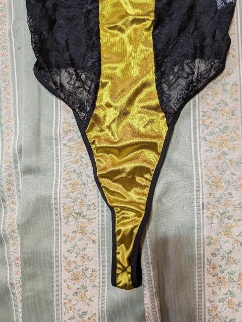 1096 高級品特売 ブラック&ゴールドのセクシーなボディースーツ L < 女性ファッション 1096 高級品特売 ブラック&ゴールドのセクシーなボディースーツ L < 女性ファッションの