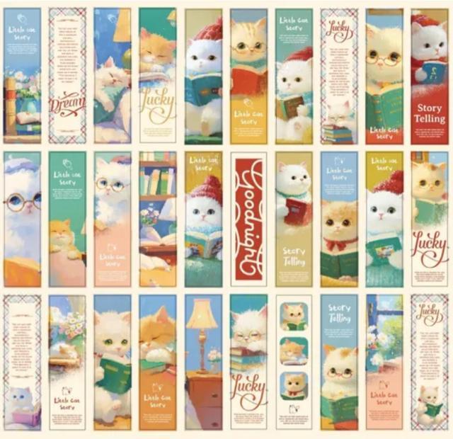 【新商品】キュートで面白い動物のテーマのカラフルなしおり、30個(小さな猫の物語) < インテリア/ライフ 【新商品】キュートで面白い動物のテーマのカラフルなしおり、30個(小さな猫の物語) < インテリア/ライフの