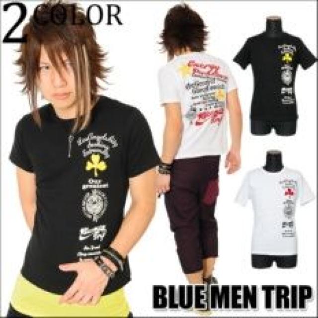 アメカジ.キレカジ♪クローバー&スター&英字クルーネックTシャツ ホワイト < 男性ファッション アメカジ.キレカジ♪クローバー&スター&英字クルーネックTシャツ ホワイト < 男性ファッションの