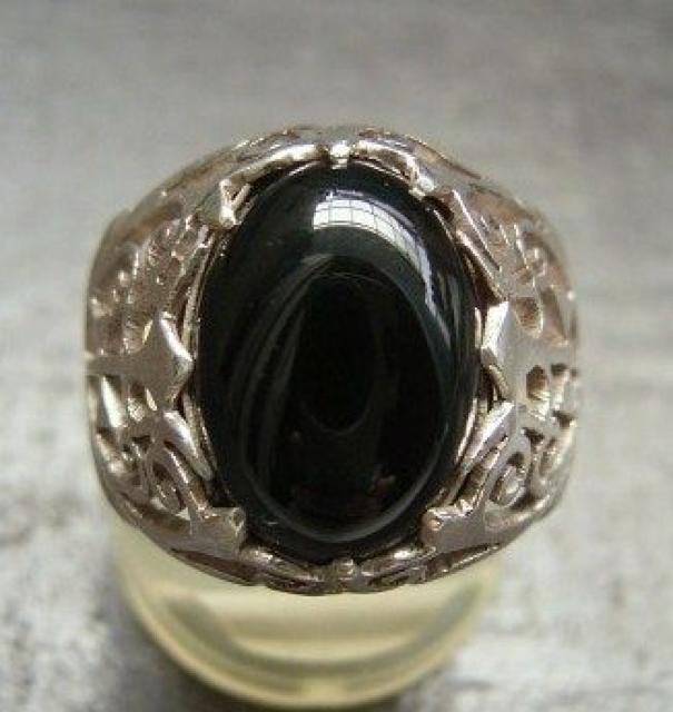 ☆即決☆17号オニキスシルバーリング < 男性アクセサリー/時計  ☆即決☆17号オニキスシルバーリング < 男性アクセサリー/時計の