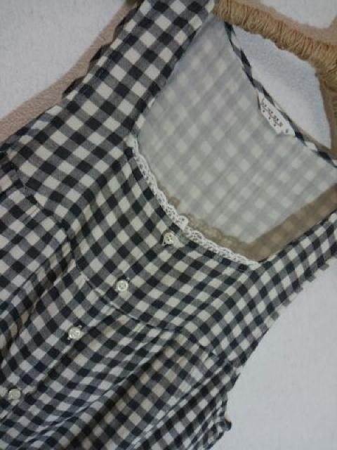 *SM 2* Wガーゼノースリ ギンガム チュニック < ブランド *SM 2* Wガーゼノースリ ギンガム チュニック < ブランドの