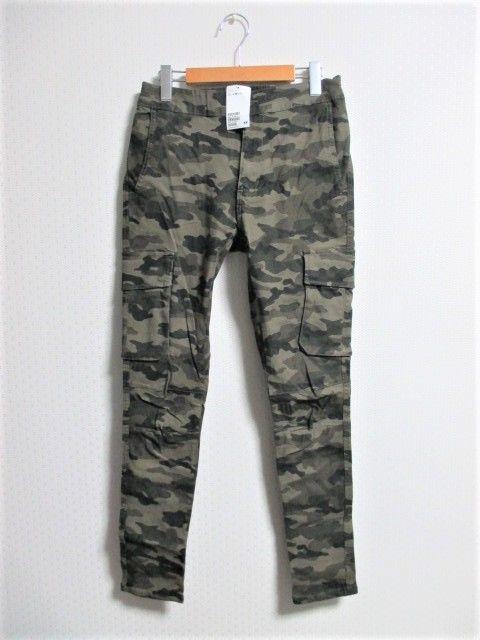 ☆H&M エイチアンドエム 迷彩 スリムカーゴパンツ スキニー/メンズ/30☆新品 < ブランド  ☆H&M エイチアンドエム 迷彩 スリムカーゴパンツ スキニー/メンズ/30☆新品  < ブランドの