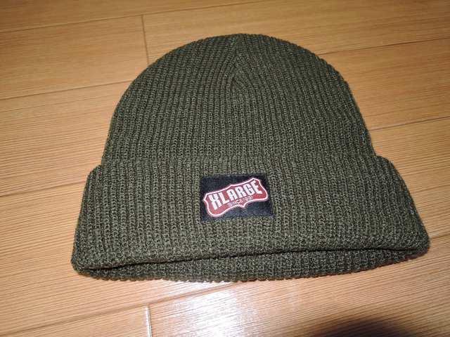 新品エクストララージXLARGEニットキャップ暗カーキ系アクリル < ブランド  新品エクストララージXLARGEニットキャップ暗カーキ系アクリル < ブランドの
