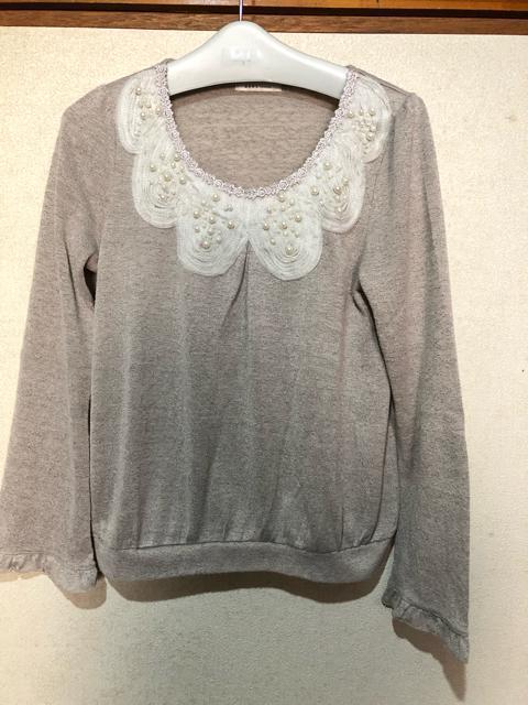 axes femme アクシーズファム パール&レース ふんわりカットソー < ブランド axes femme アクシーズファム パール&レース ふんわりカットソー < ブランドの