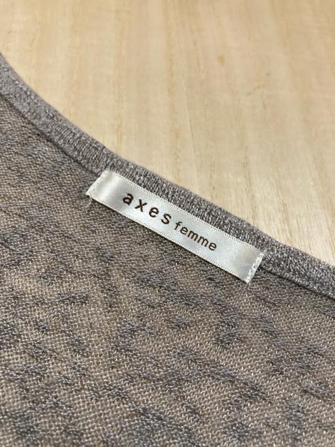 axes femme アクシーズファム パール&レース ふんわりカットソー < ブランド axes femme アクシーズファム パール&レース ふんわりカットソー < ブランドの