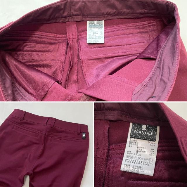 ワイドアングル W.ANGLE レディースパンツ ボルドー < レジャー/スポーツ ワイドアングル W.ANGLE レディースパンツ ボルドー < レジャー/スポーツの