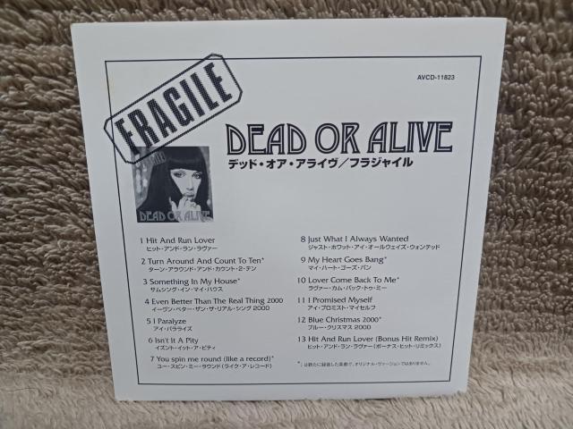 デッド・オア・アライヴ DEAD OR ALIVE/フラジャイル FRAGILE/帯付き/AVCD-11823 < CD/DVD/ビデオ  デッド・オア・アライヴ DEAD OR ALIVE/フラジャイル FRAGILE/帯付き/AVCD-11823 < CD/DVD/ビデオの