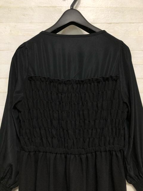 新品☆L♪黒♪異素材ドッキング♪フェミニン可愛いロングワンピース♪☆Q375 < 女性ファッション 新品☆L♪黒♪異素材ドッキング♪フェミニン可愛いロングワンピース♪☆Q375 < 女性ファッションの