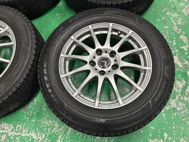0092417)国産スタッドレスタイヤBSブリヂストンブリザックVRX3アルミホイールセット4本215/60R16送料無料 < 自動車/バイク 0092417)国産スタッドレスタイヤBSブリヂストンブリザックVRX3アルミホイールセット4本215/60R16送料無料 < 自動車/バイク