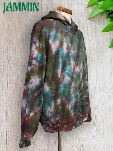タイダイパーカー エスニック パーカー 裏パイル アジアン ヒッピー サイケ < 男性ファッション タイダイパーカー エスニック パーカー 裏パイル アジアン ヒッピー サイケ < 男性ファッションの