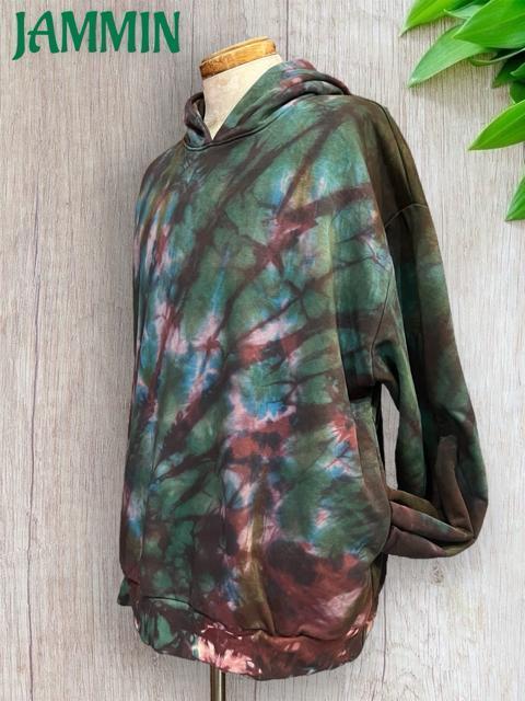 タイダイパーカー エスニック パーカー 裏パイル アジアン ヒッピー サイケ < 男性ファッション タイダイパーカー エスニック パーカー 裏パイル アジアン ヒッピー サイケ < 男性ファッションの