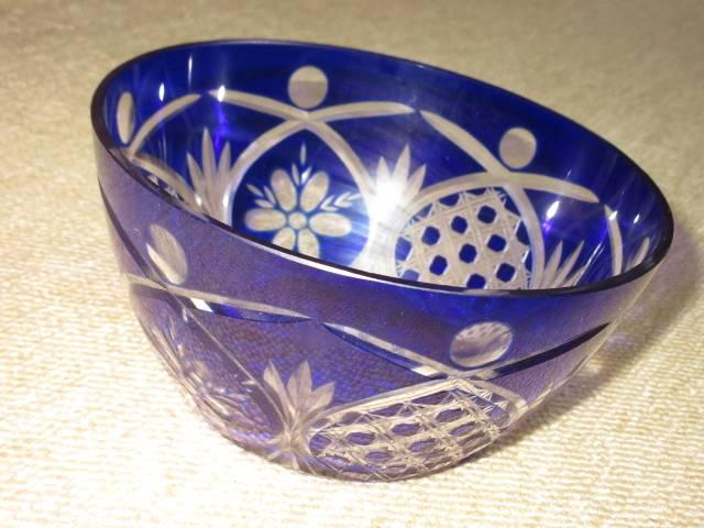 未使用☆切り子*ボール皿*ガラス(ブルー) < インテリア/ライフ  未使用☆切り子*ボール皿*ガラス(ブルー)  < インテリア/ライフの