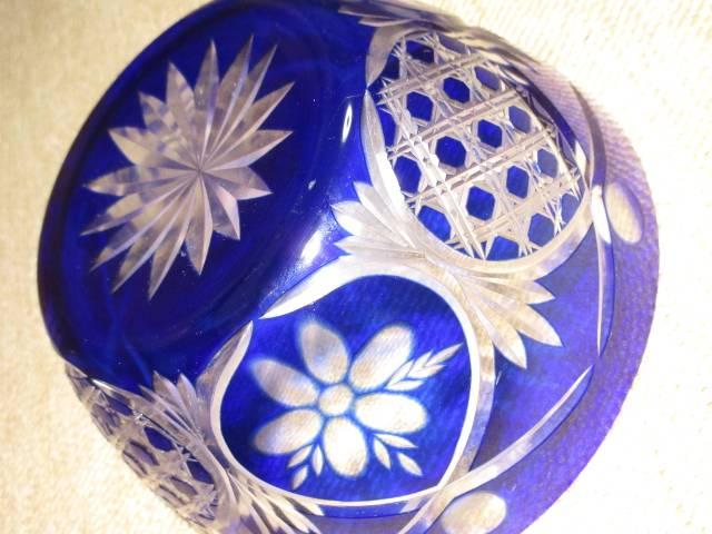 未使用☆切り子*ボール皿*ガラス(ブルー) < インテリア/ライフ  未使用☆切り子*ボール皿*ガラス(ブルー) < インテリア/ライフの