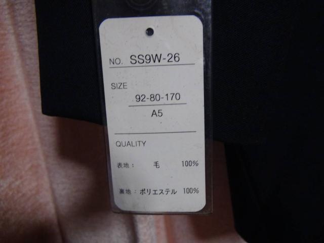 BILTMOREのスーツシングル3ツボタン(黒)新品タグ付き!。 < 男性ファッション BILTMOREのスーツシングル3ツボタン(黒)新品タグ付き!。 < 男性ファッションの