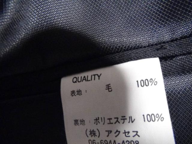 BILTMOREのスーツシングル3ツボタン(黒)新品タグ付き!。 < 男性ファッション BILTMOREのスーツシングル3ツボタン(黒)新品タグ付き!。 < 男性ファッションの