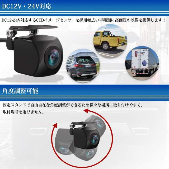 バックカメラ 水平180°・垂直140°・視野258°超広角実現 100万画素 < 自動車/バイク バックカメラ 水平180°・垂直140°・視野258°超広角実現 100万画素 < 自動車/バイク