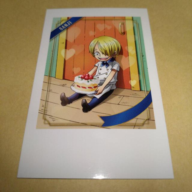 サンジ 麦わらストア大丸梅田店購入特典チェキ風カード ワンピース < アニメ/コミック/キャラクター  サンジ 麦わらストア大丸梅田店購入特典チェキ風カード ワンピース  < アニメ/コミック/キャラクターの