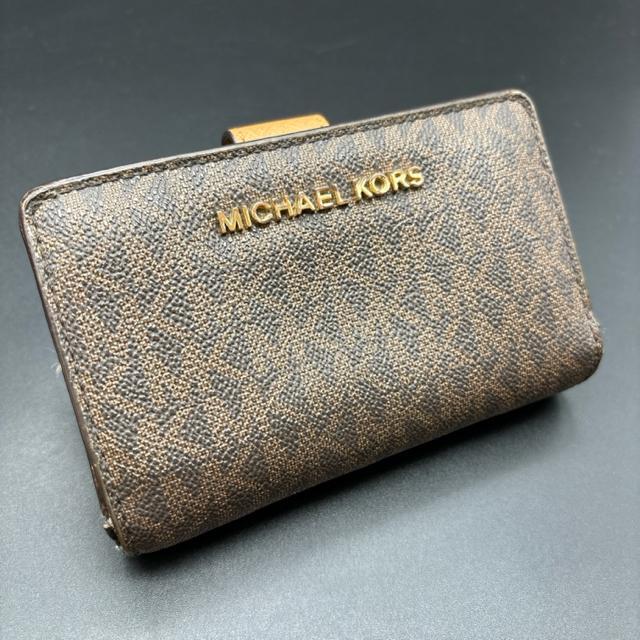 即決 MICHAEL KORS マイケルコース 二つ折り財布 < ブランド  即決 MICHAEL KORS マイケルコース 二つ折り財布  < ブランドの