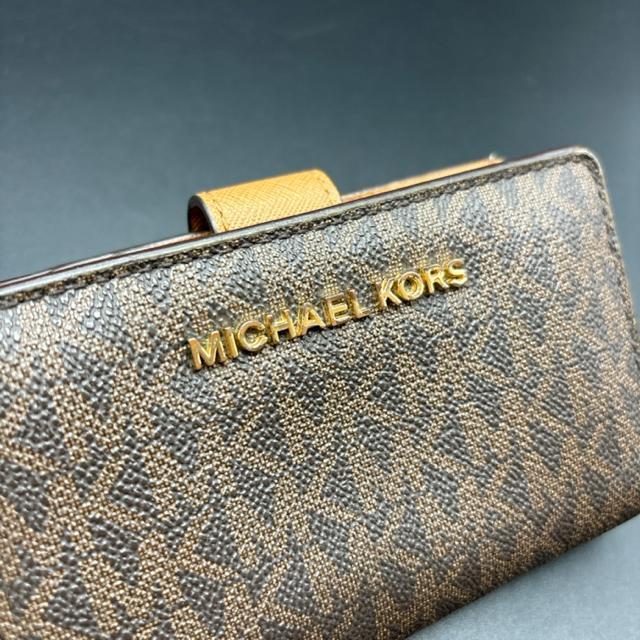即決 MICHAEL KORS マイケルコース 二つ折り財布 < ブランド  即決 MICHAEL KORS マイケルコース 二つ折り財布 < ブランドの