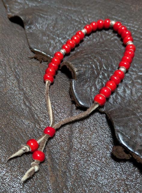 ホワイトハーツ★赤7o★SLV925★鹿革紐★ビーズブレスレット★Sサイズ★新品未着用★送料無料★男女兼用★クーポン < 男性アクセサリー/時計 ホワイトハーツ★赤7o★SLV925★鹿革紐★ビーズブレスレット★Sサイズ★新品未着用★送料無料★男女兼用★クーポン < 男性アクセサリー/時計の