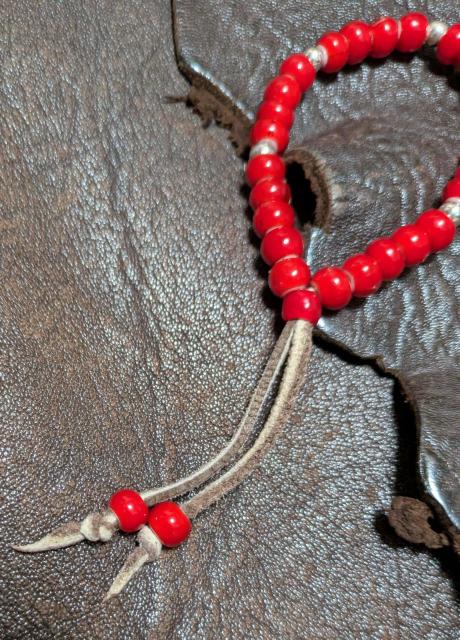 ホワイトハーツ★赤7o★SLV925★鹿革紐★ビーズブレスレット★Sサイズ★新品未着用★送料無料★男女兼用★クーポン < 男性アクセサリー/時計 ホワイトハーツ★赤7o★SLV925★鹿革紐★ビーズブレスレット★Sサイズ★新品未着用★送料無料★男女兼用★クーポン < 男性アクセサリー/時計の