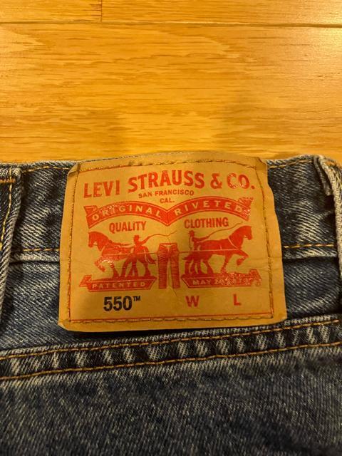 LEVI’S リーバイス 550リラックスデニム 大きいsizeW40used < ブランド LEVI’S リーバイス 550リラックスデニム 大きいsizeW40used < ブランドの