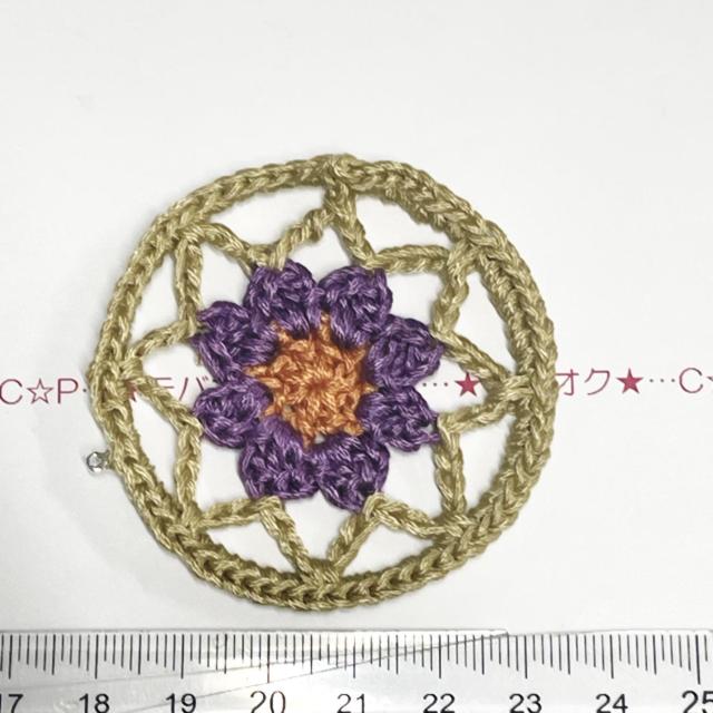 4*ハンドメイド♪お花のドリームキャッチャーチャーム 6 < ペット/手芸/園芸  4*ハンドメイド♪お花のドリームキャッチャーチャーム 6  < ペット/手芸/園芸の