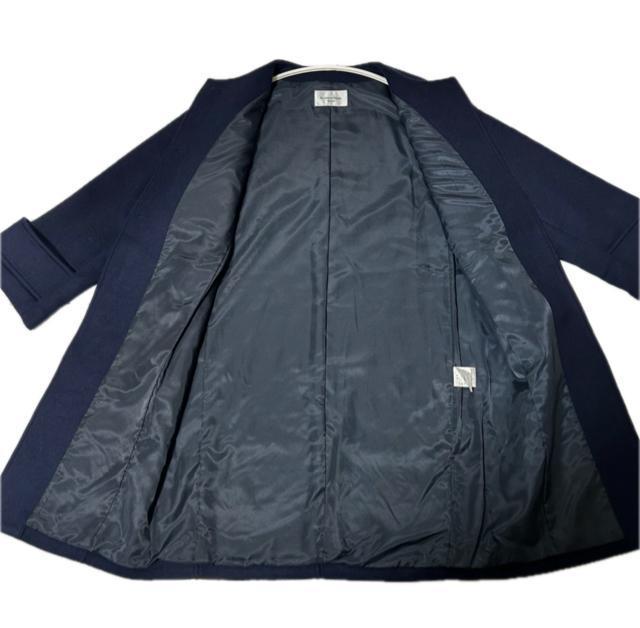 美品 le.coeur blanc ルクールブラン ノーカラーウールコート 38 < ブランド 美品 le.coeur blanc ルクールブラン ノーカラーウールコート 38 < ブランドの