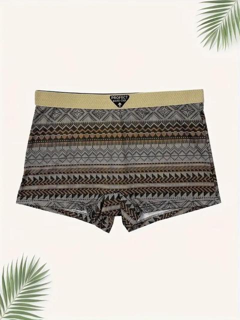 超お買い得1490円★3枚セット 女性用ミッドライズボクサーブリーフ エスニックプリント 超伸縮 USAサイズM(日本サイズL) < 女性ファッション 超お買い得1490円★3枚セット 女性用ミッドライズボクサーブリーフ エスニックプリント 超伸縮 USAサイズM(日本サイズL) < 女性ファッションの