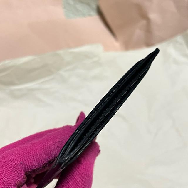 【希少】 CELINE セリーヌ カードケース ブラックマカダム レザー 正規品 トリオンフ ロゴ 名刺入れ パスケース < ブランド 【希少】 CELINE セリーヌ カードケース ブラックマカダム レザー 正規品 トリオンフ ロゴ 名刺入れ パスケース < ブランドの