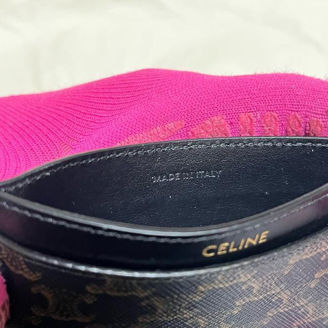 【希少】 CELINE セリーヌ カードケース ブラックマカダム レザー 正規品 トリオンフ ロゴ 名刺入れ パスケース < ブランド 【希少】 CELINE セリーヌ カードケース ブラックマカダム レザー 正規品 トリオンフ ロゴ 名刺入れ パスケース < ブランドの