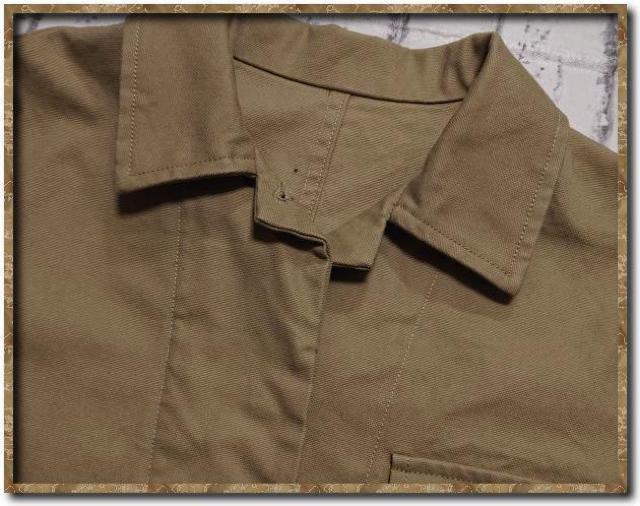 マーガレットハウエル 比翼コットンジャケット 薄茶 < ブランド  マーガレットハウエル 比翼コットンジャケット 薄茶 < ブランドの