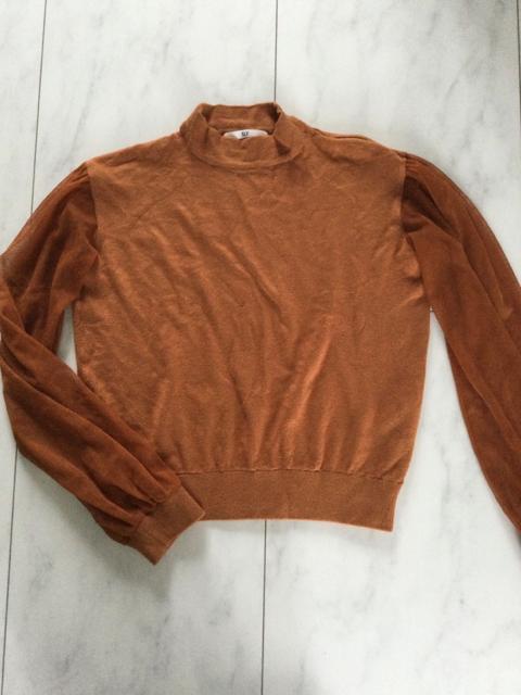 SLY VOLUME TUCK SLEEVE TOPS メッシュスリーブ スライ < ブランド SLY VOLUME TUCK SLEEVE TOPS メッシュスリーブ スライ < ブランドの