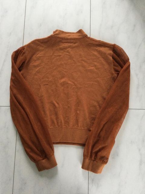 SLY VOLUME TUCK SLEEVE TOPS メッシュスリーブ スライ < ブランド SLY VOLUME TUCK SLEEVE TOPS メッシュスリーブ スライ < ブランドの