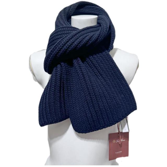 ロロピアーナLoro Pianaカシミア100%ニットマフラー(マリアイ < ブランド ロロピアーナLoro Pianaカシミア100%ニットマフラー(マリアイ < ブランドの