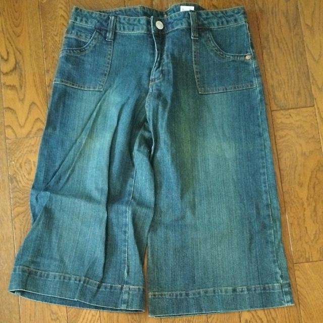 新品 LIVE IN COMFORT デニム キュロット < 女性ファッション  新品 LIVE IN COMFORT デニム キュロット  < 女性ファッションの