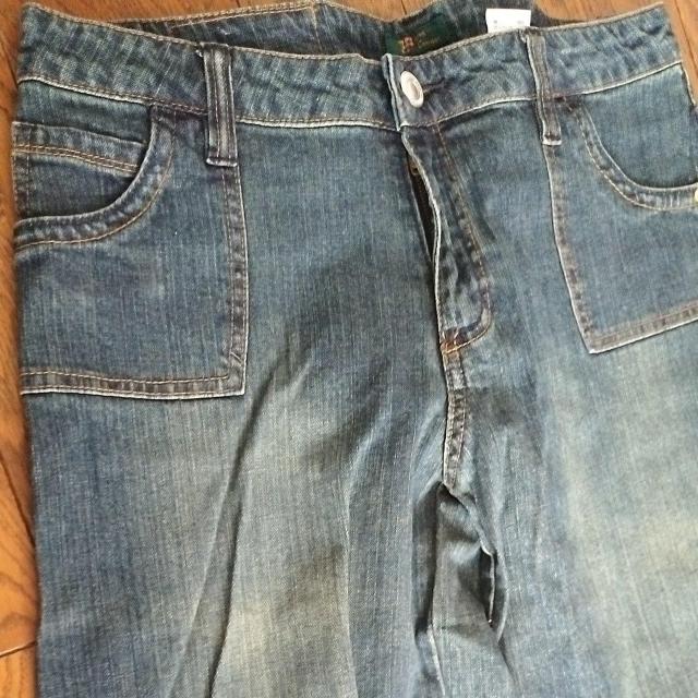 新品 LIVE IN COMFORT デニム キュロット < 女性ファッション  新品 LIVE IN COMFORT デニム キュロット < 女性ファッションの