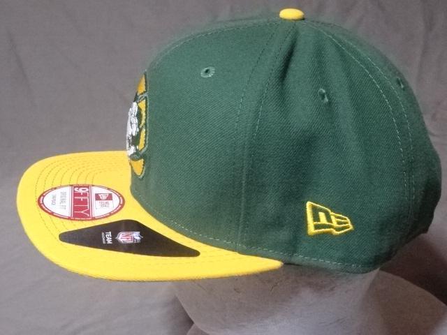 激レア 【NEWERA】 【9FIFTY】 NFL 【Green Bay Packers】ロゴ刺繍入り キャップ < 男性ファッション  激レア 【NEWERA】 【9FIFTY】 NFL 【Green Bay Packers】ロゴ刺繍入り キャップ < 男性ファッションの