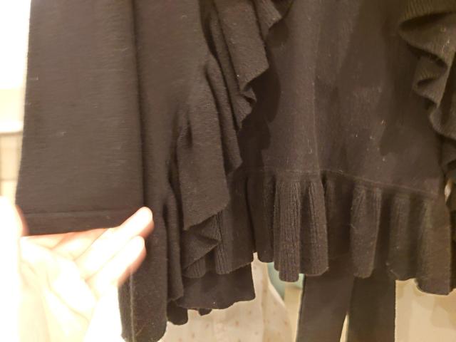 黒ニットロングワンピース 長畑 Мサイズ < 女性ファッション  黒ニットロングワンピース 長畑 Мサイズ < 女性ファッションの